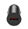 Car charger 1 X USB QC3.0 18W black + cable USB-C 1m