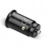 Car charger 1 X USB QC3.0 18W black + cable USB-C 1m