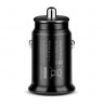 Car charger 1 X USB QC3.0 18W black + cable USB-C 1m