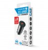 Car charger 1 X USB QC3.0 18W black + cable USB-C 1m