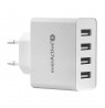 Charger 4 x USB 5A white