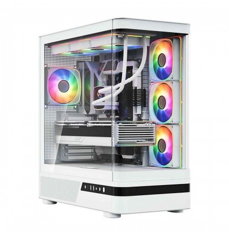 MODECOM Volcano Volcano AQ100 ARGB Midi White