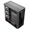 MODECOM Volcano Volcano AQ100 ARGB Midi Black