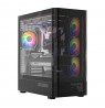 MODECOM Volcano Volcano AQ300 ARGB Midi Black