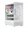 MODECOM Volcano Volcano AQ300 ARGB Midi White