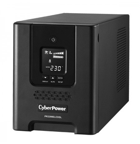 CyberPower PR2200ELCDSL uninterruptible power supply (UPS) Line-Interactive 2200 VA 1980 W 9 AC outlet(s)