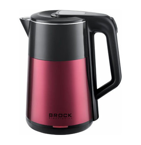 Brock WK 5520 RD Kettle With 360 Degree Base 1,8L 1500W Black/Red
