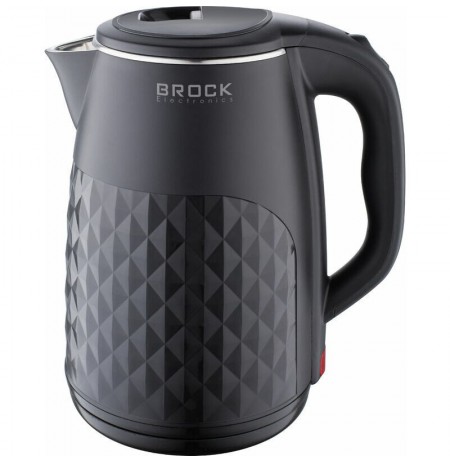 Brock WK 0618 BK Electricl Kettle With Doubl Walls 1,8L 1500W, Black