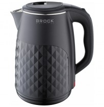 Brock WK 0618 BK Electricl Kettle With Doubl Walls 1,8L 1500W, Black