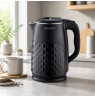 Brock WK 0618 BK Electricl Kettle With Doubl Walls 1,8L 1500W, Black