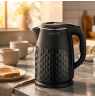 Brock WK 0618 BK Electricl Kettle With Doubl Walls 1,8L 1500W, Black