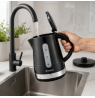 Brock WK 9904 BK Kettle With 360 Degree Base 1,7L 2200W Black/Steel