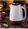 Brock WK 08 PR Electricl Kettle 1,7L 2000W, White/Purple