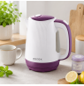 Brock WK 08 PR Electricl Kettle 1,7L 2000W, White/Purple