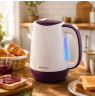 Brock WK 08 PR Electricl Kettle 1,7L 2000W, White/Purple