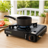 Brock PGS 001 BK Tourist Gas Stove, Enamel Surface, 2200W, Black
