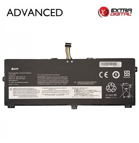 Nešiojamo kompiuterio baterija LENOVO L18L3P72, 4200mAh, Extra Digital Advanced