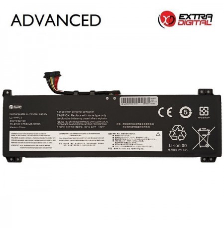 Nešiojamo kompiuterio baterija LENOVO L21M4PC0, 3750mAh, Extra Digital Advanced