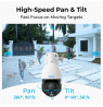 Reolink Smart 4K PoE Security Camera with 16X Optical Zoom | P850 | PTZ | 5.3-86mm | H.265/H.264 | Micro SD, Max. 256 GB