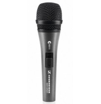 SENNHEISER E 835-S, VOCAL MICROPHONE, DYNAMIC, CARDIOID, I/O SWITCH, 3-PIN XLR-M, ANTHRACITE, INCLUDES CLIP AND BAG