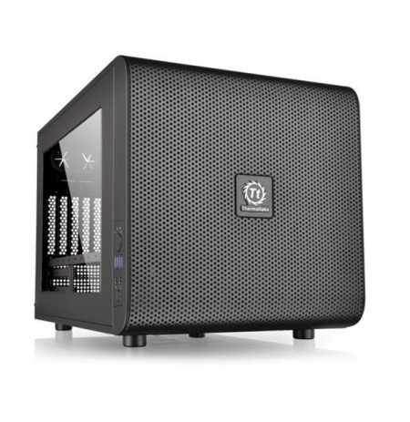 Housing Thermaltake Core V21 CA-1D5-00S1WN-00 (Micro ATX, Mini ITX, black color)