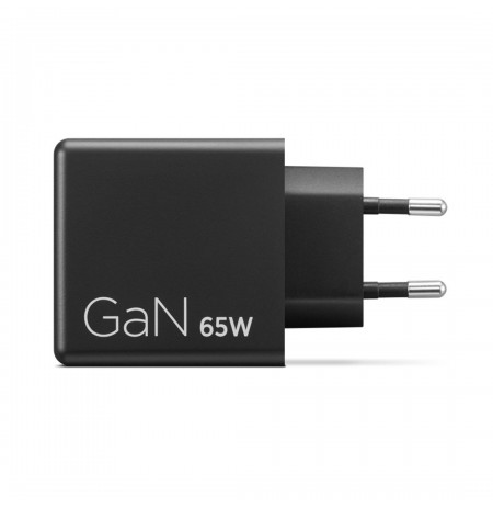Lenovo Dual USB-C 65W GaN Charger Universal Black AC Indoor