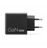 Lenovo Dual USB-C 65W GaN Charger Universal Black AC Indoor