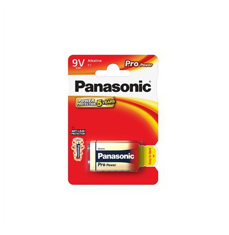 1x Panasonic Pro Power 6 LR 61 9V block maitinimo elementai