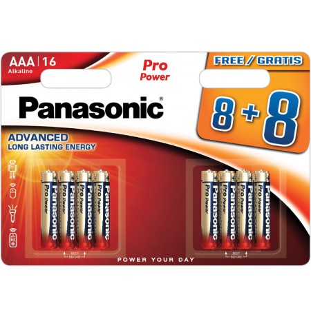Panasonic Pro Power battery LR03PPG/16B (8+8pcs)