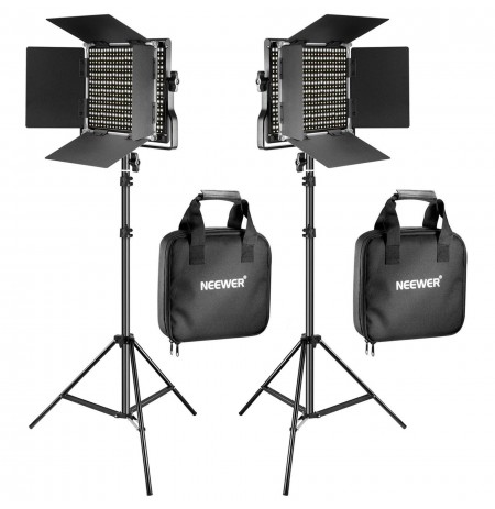 Neewer Bi-color 660 LED 2 lempų Apšvietimo Rinkinys 90095722