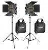 Neewer Bi-color 660 LED 2 lempų Apšvietimo Rinkinys 90095722