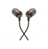 Marley Wired Earbuds | Smile Jamaica | Built-in microphone | USB Type-C | Brass