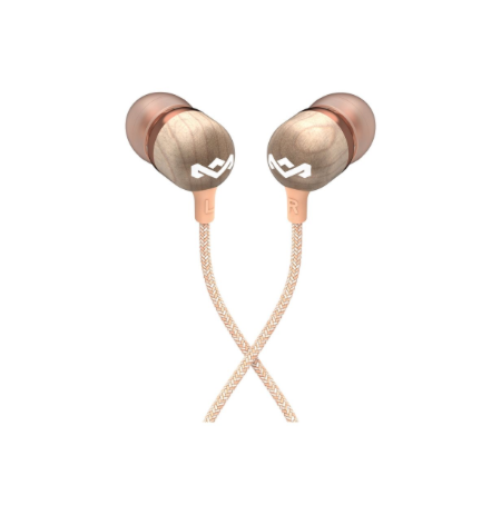 Marley Wired Earbuds | Smile Jamaica | Built-in microphone | USB Type-C | Copper