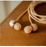 Marley Wired Earbuds | Smile Jamaica | Built-in microphone | USB Type-C | Copper