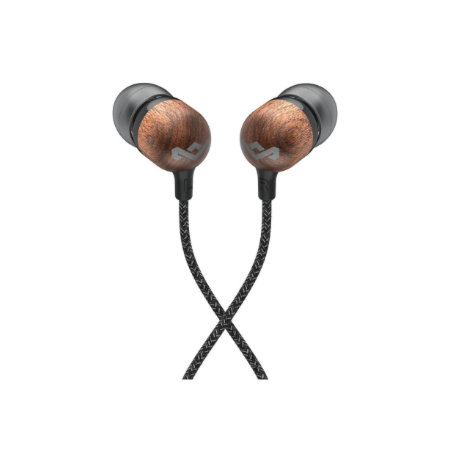 Marley Wired Earbuds | Smile Jamaica | Built-in microphone | USB Type-C | Signature Black