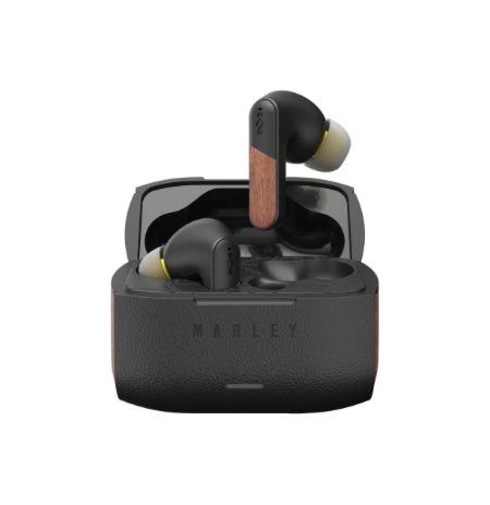 Marley Wireless Earbuds | Trenchtown | Built-in microphone | Bluetooth | ANC | Signature Black