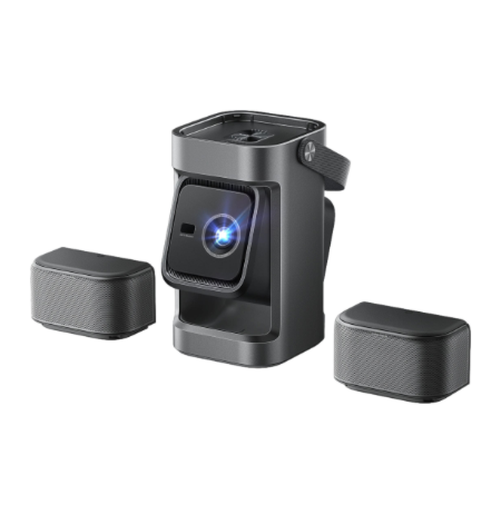 Anker Nebula Nebula P1 Portable Projector with Detachable Speakers | Full HD (1920x1080) | 650 ANSI lumens | Grey