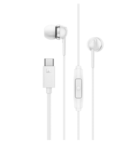 Sennheiser Headphones | CX 80U | Wired | In-ear | Microphone | White