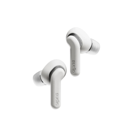 Sudio Earbuds | E4 Pro | Bluetooth | In-ear | Microphone | Cloud White | Noise canceling | Noise reduction | Wireless