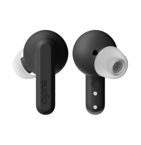 Sudio Earbuds | A3 Pro | Bluetooth | In-ear | Microphone | Cloudy Black | Noise canceling | Wireless