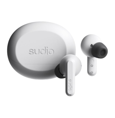 Sudio Earbuds | A3 Pro | Bluetooth | In-ear | Microphone | Fog White | Noise canceling | Wireless