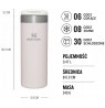Stanley AEROLIGHT thermal mug, 0.47 l – ROSE QUARTZ METALLIC