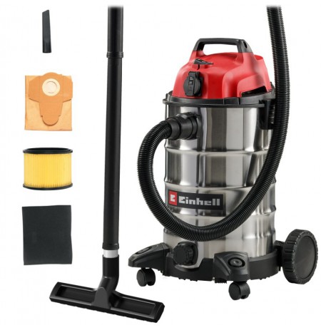 Workshop vacuum cleaner with power socket TC-VC 3055 SA EINHELL