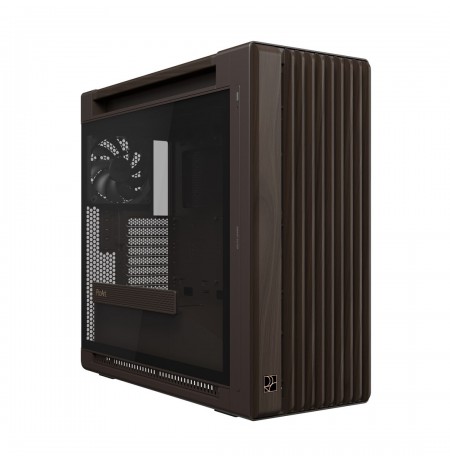 ASUS ProArt PA602 Wood Edition Retro Brown - Tempered Glass Panel Midi Tower