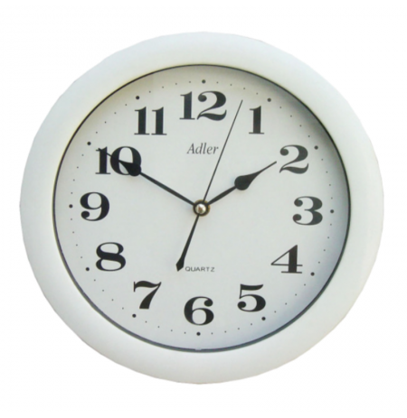 ADLER ADL-LA17 WHITE Sieninis kvarcinis laikrodis
