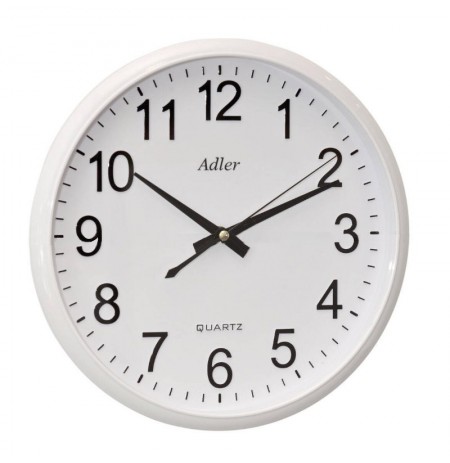 ADLER ADL-PW110-1700 WHITE Sieninis kvarcinis laikrodis