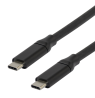 USB-C į USB-C laidas DELTACO su DP-Alt režimu, 5 Gbps, 60 W 3 A, 8K/30 Hz, 5 m, juodas / USBC-ACTIVE51 / 1902487