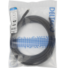 USB-C į USB-C laidas DELTACO su DP-Alt režimu, 5 Gbps, 60 W 3 A, 8K/30 Hz, 5 m, juodas / USBC-ACTIVE51 / 1902487