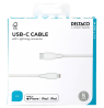 USB-C – Lightning laidas DELTACO, 1 m, baltas / IPLH-451-1 / 1903215