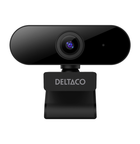 Full HD internetinė kamera DELTACO su 360° pasukimu, pakreipimu aukštyn/žemyn, 2 MP, juoda / W-100 / 1902912
